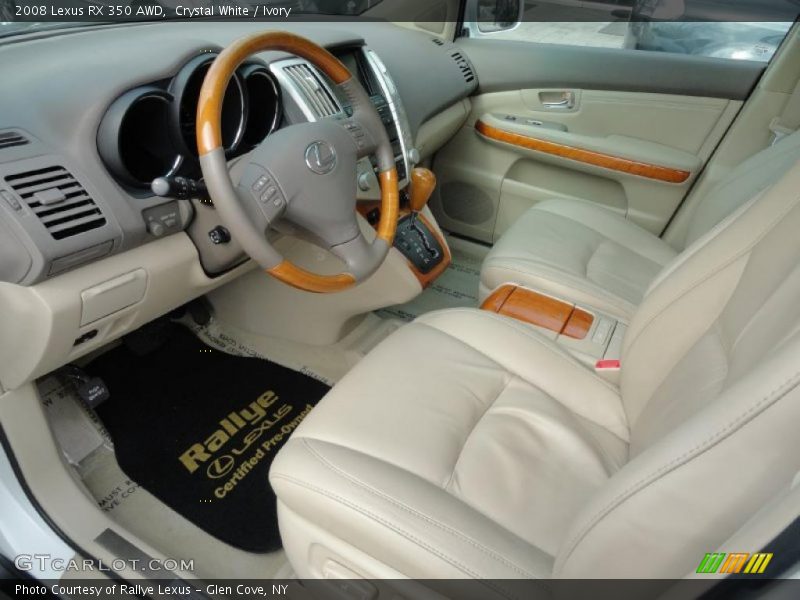 Crystal White / Ivory 2008 Lexus RX 350 AWD