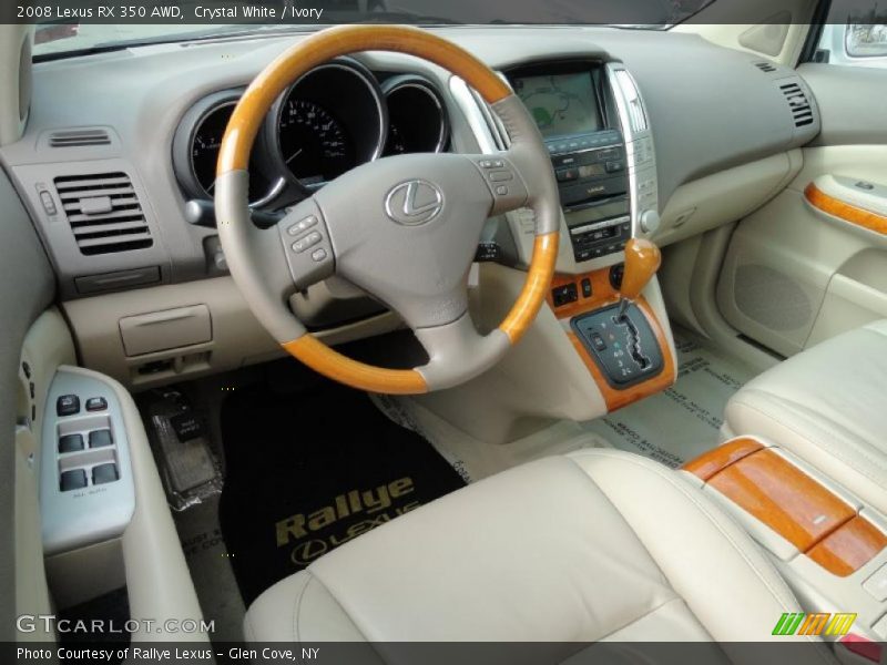 Crystal White / Ivory 2008 Lexus RX 350 AWD