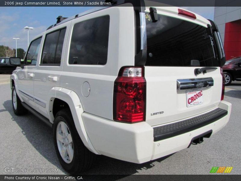 Stone White / Saddle Brown 2006 Jeep Commander Limited