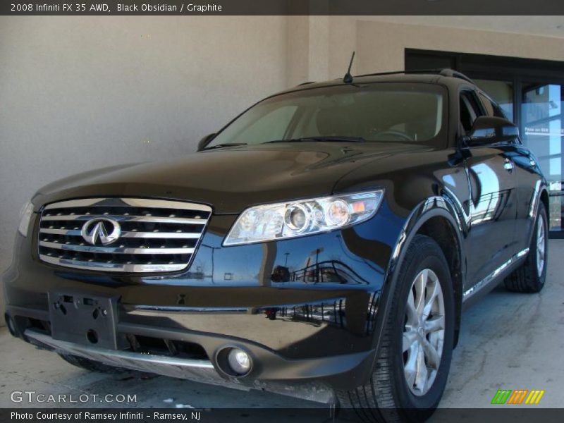 Black Obsidian / Graphite 2008 Infiniti FX 35 AWD