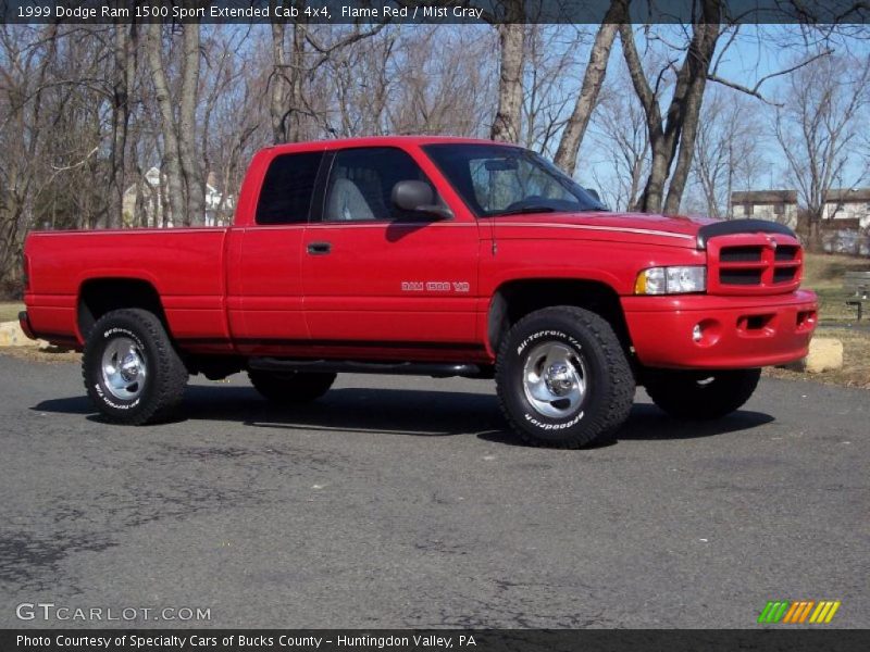  1999 Ram 1500 Sport Extended Cab 4x4 Flame Red