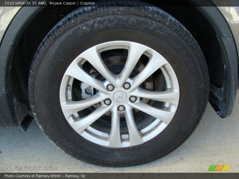 Mojave Copper / Graphite 2010 Infiniti FX 35 AWD
