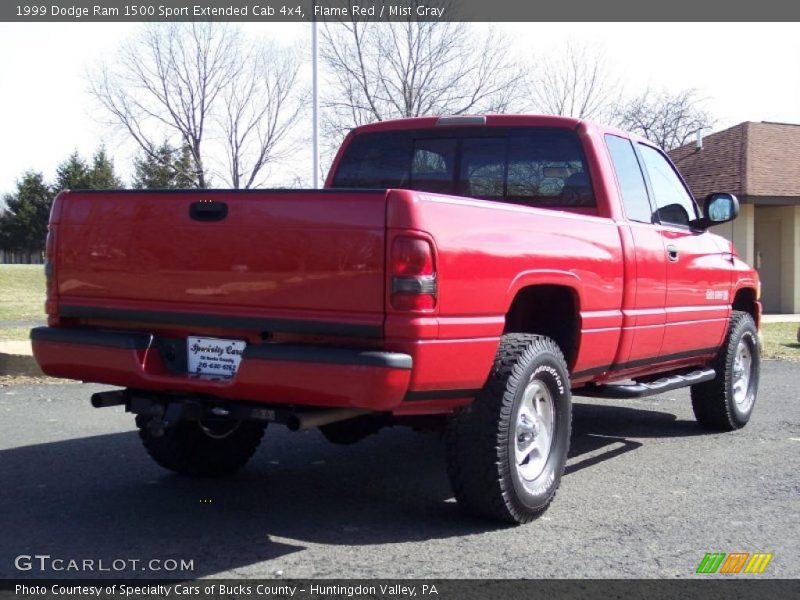  1999 Ram 1500 Sport Extended Cab 4x4 Flame Red