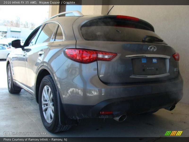Mojave Copper / Graphite 2010 Infiniti FX 35 AWD