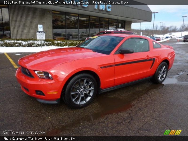 Race Red / Charcoal Black 2011 Ford Mustang V6 Mustang Club of America Edition Coupe
