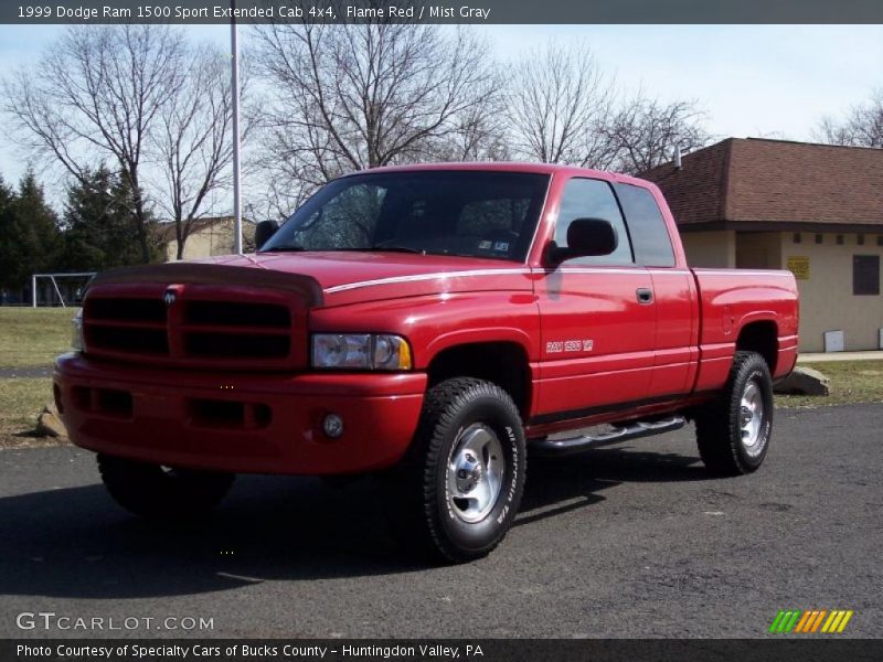  1999 Ram 1500 Sport Extended Cab 4x4 Flame Red