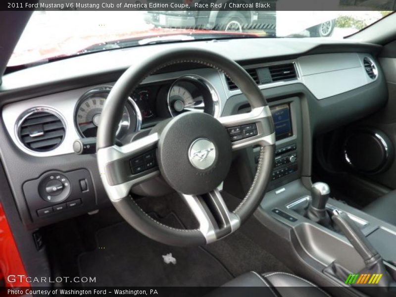 Race Red / Charcoal Black 2011 Ford Mustang V6 Mustang Club of America Edition Coupe