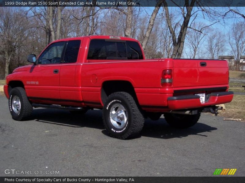  1999 Ram 1500 Sport Extended Cab 4x4 Flame Red