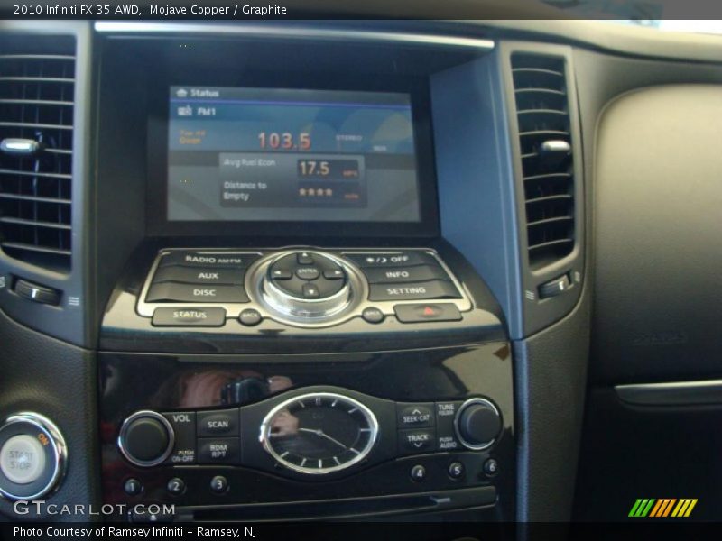 Mojave Copper / Graphite 2010 Infiniti FX 35 AWD