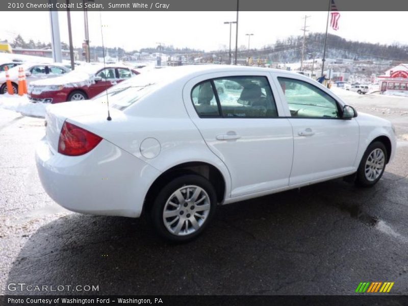 Summit White / Gray 2010 Chevrolet Cobalt LS Sedan
