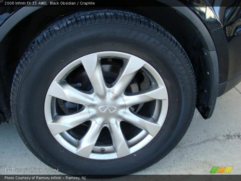 Black Obsidian / Graphite 2008 Infiniti FX 35 AWD