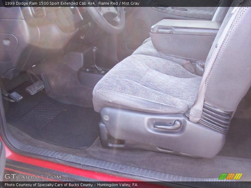Flame Red / Mist Gray 1999 Dodge Ram 1500 Sport Extended Cab 4x4
