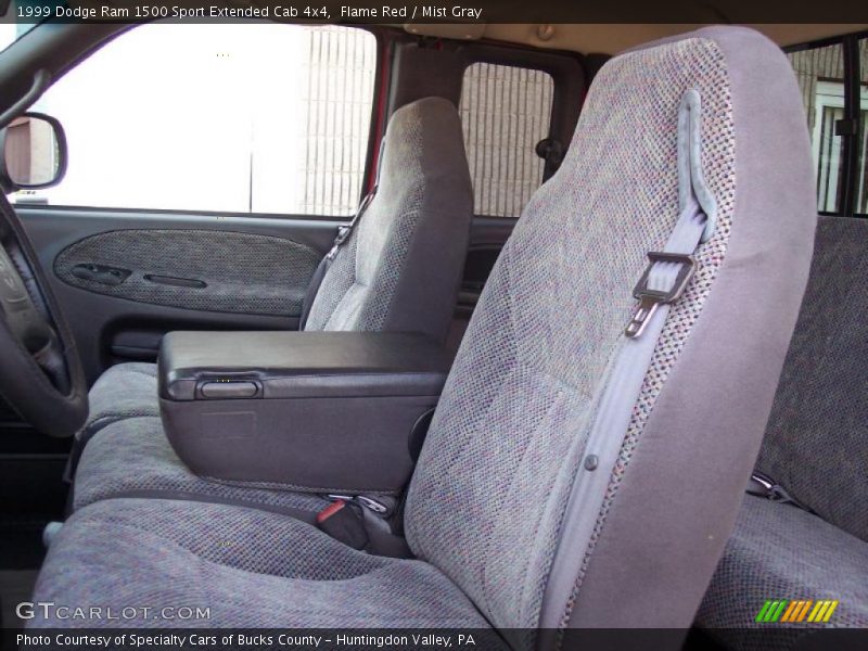 Flame Red / Mist Gray 1999 Dodge Ram 1500 Sport Extended Cab 4x4