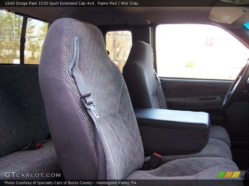 Flame Red / Mist Gray 1999 Dodge Ram 1500 Sport Extended Cab 4x4