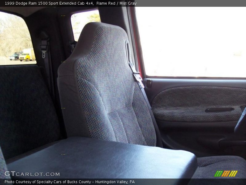Flame Red / Mist Gray 1999 Dodge Ram 1500 Sport Extended Cab 4x4