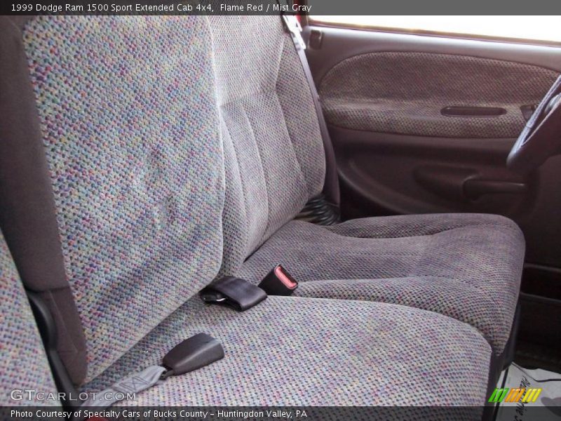  1999 Ram 1500 Sport Extended Cab 4x4 Mist Gray Interior