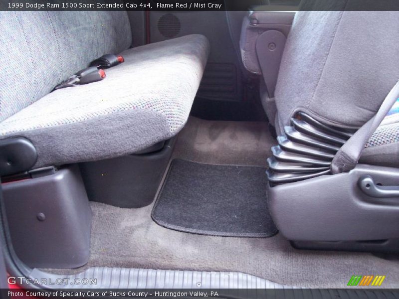 Flame Red / Mist Gray 1999 Dodge Ram 1500 Sport Extended Cab 4x4