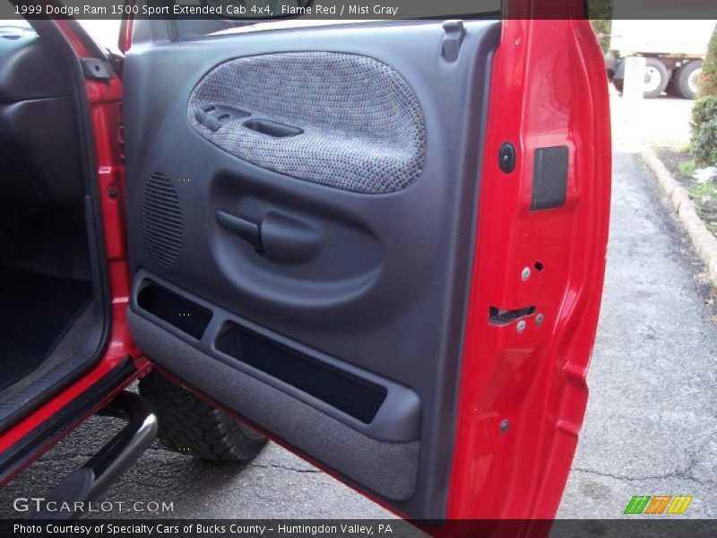 Flame Red / Mist Gray 1999 Dodge Ram 1500 Sport Extended Cab 4x4