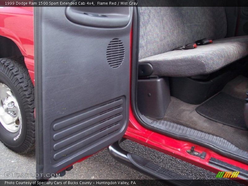 Flame Red / Mist Gray 1999 Dodge Ram 1500 Sport Extended Cab 4x4