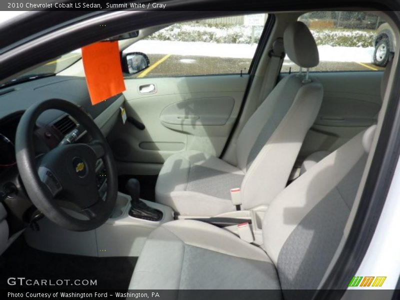 Summit White / Gray 2010 Chevrolet Cobalt LS Sedan