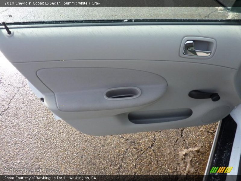 Summit White / Gray 2010 Chevrolet Cobalt LS Sedan