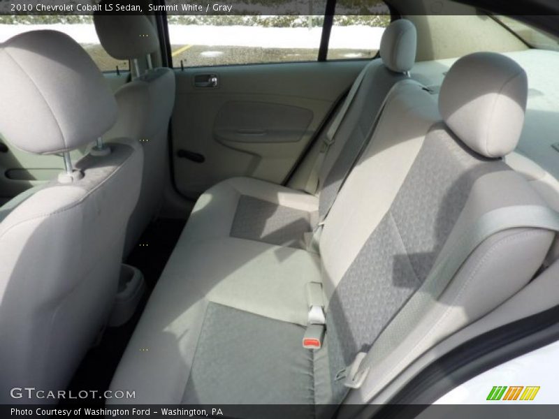 Summit White / Gray 2010 Chevrolet Cobalt LS Sedan
