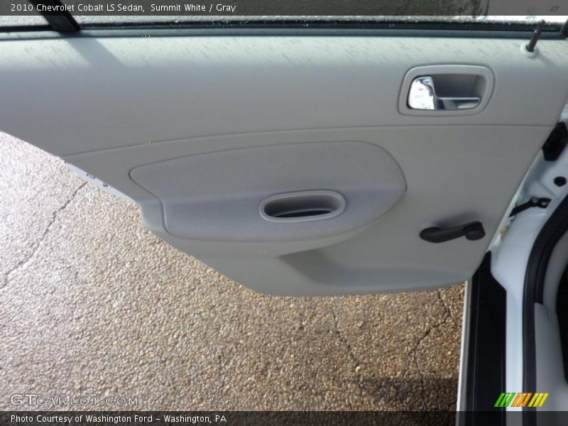 Summit White / Gray 2010 Chevrolet Cobalt LS Sedan