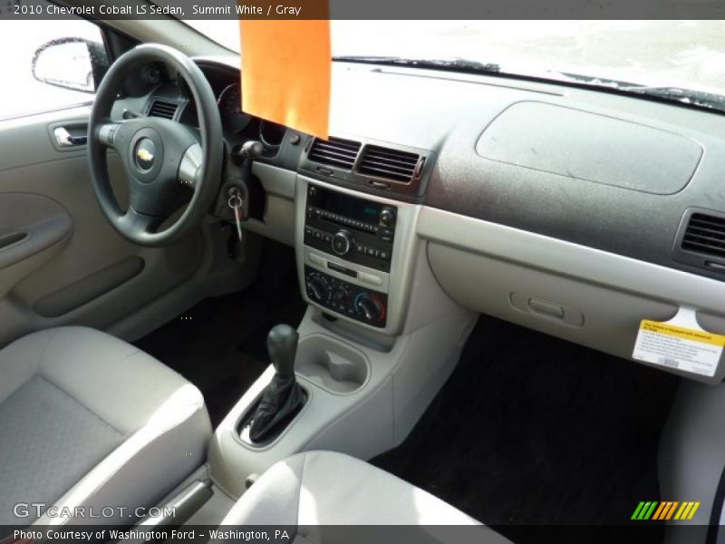 Summit White / Gray 2010 Chevrolet Cobalt LS Sedan