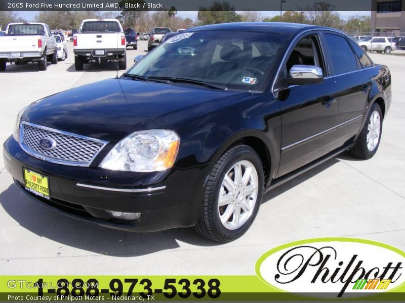 Black / Black 2005 Ford Five Hundred Limited AWD