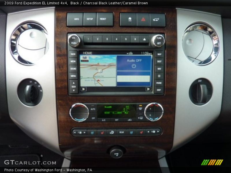 Controls of 2009 Expedition EL Limited 4x4