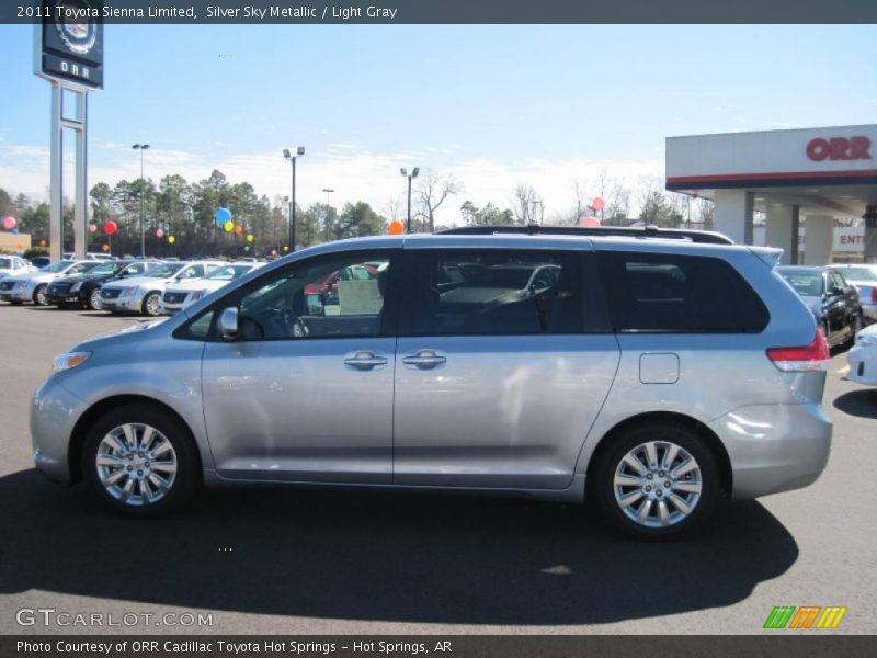 Silver Sky Metallic / Light Gray 2011 Toyota Sienna Limited
