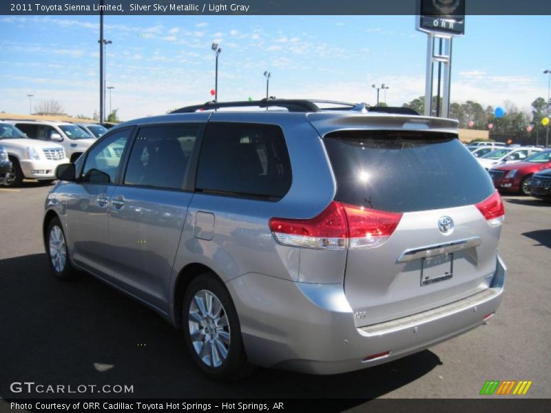 Silver Sky Metallic / Light Gray 2011 Toyota Sienna Limited