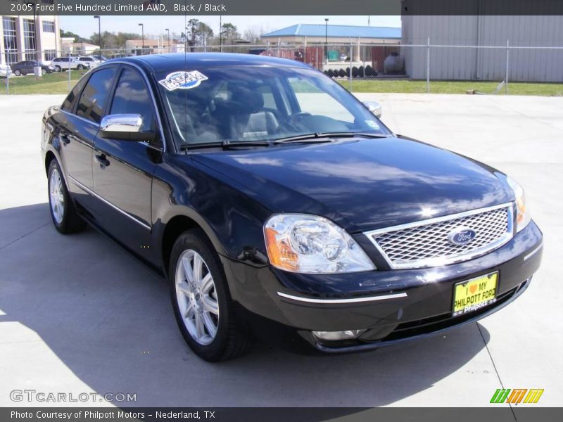 Black / Black 2005 Ford Five Hundred Limited AWD