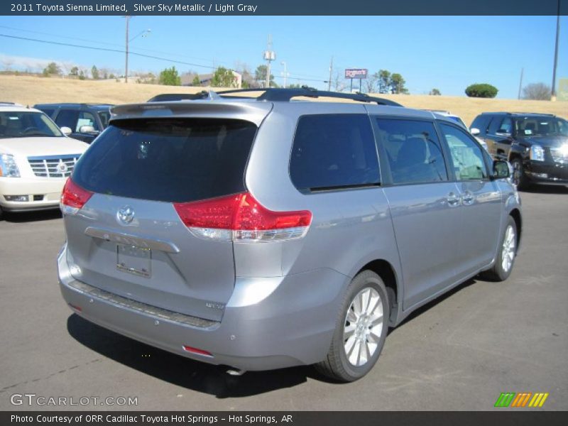 Silver Sky Metallic / Light Gray 2011 Toyota Sienna Limited
