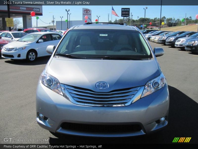 Silver Sky Metallic / Light Gray 2011 Toyota Sienna Limited
