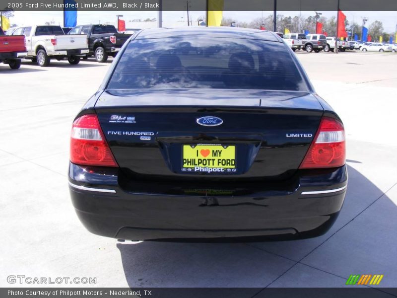 Black / Black 2005 Ford Five Hundred Limited AWD