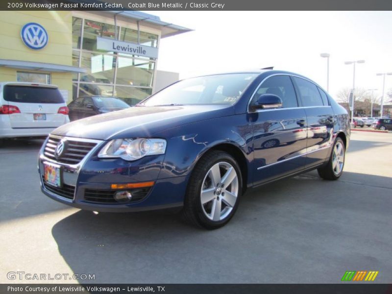 Cobalt Blue Metallic / Classic Grey 2009 Volkswagen Passat Komfort Sedan