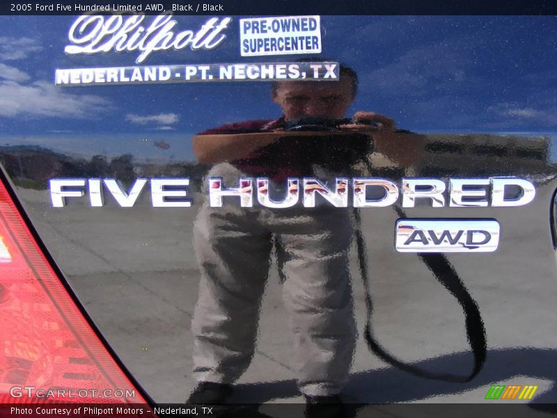Black / Black 2005 Ford Five Hundred Limited AWD