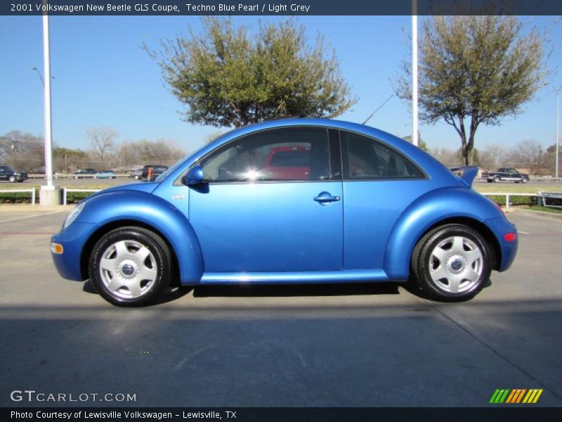 Techno Blue Pearl / Light Grey 2001 Volkswagen New Beetle GLS Coupe