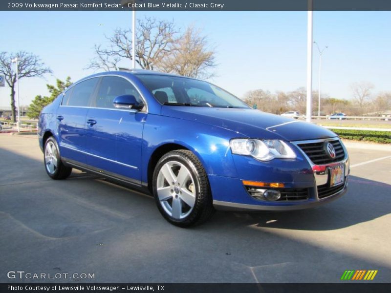 Cobalt Blue Metallic / Classic Grey 2009 Volkswagen Passat Komfort Sedan