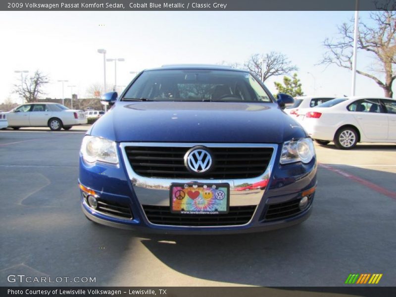 Cobalt Blue Metallic / Classic Grey 2009 Volkswagen Passat Komfort Sedan