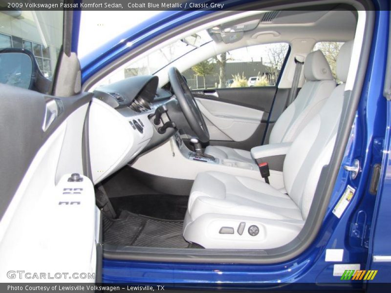 Cobalt Blue Metallic / Classic Grey 2009 Volkswagen Passat Komfort Sedan