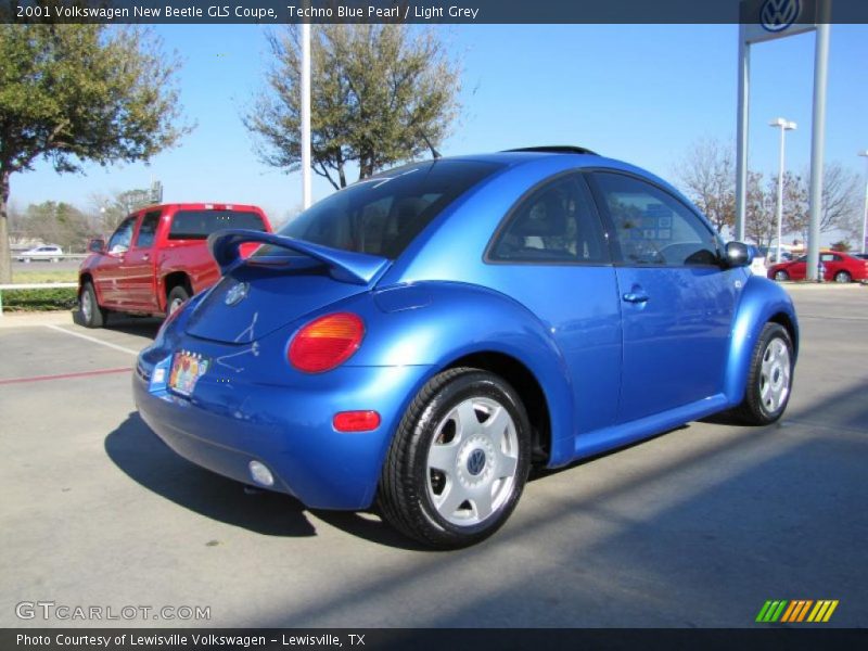 Techno Blue Pearl / Light Grey 2001 Volkswagen New Beetle GLS Coupe