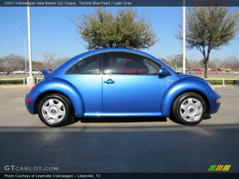 Techno Blue Pearl / Light Grey 2001 Volkswagen New Beetle GLS Coupe