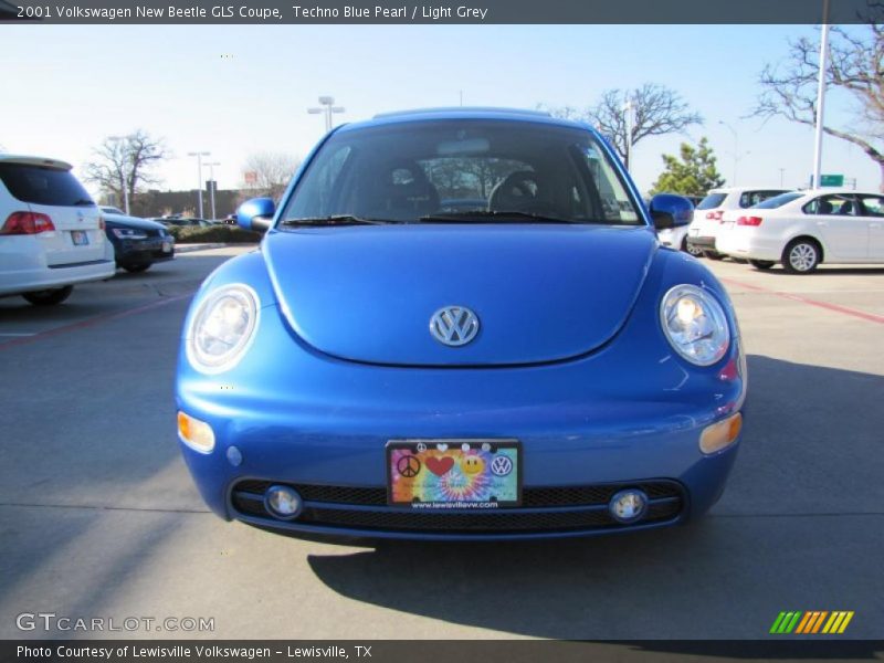 Techno Blue Pearl / Light Grey 2001 Volkswagen New Beetle GLS Coupe