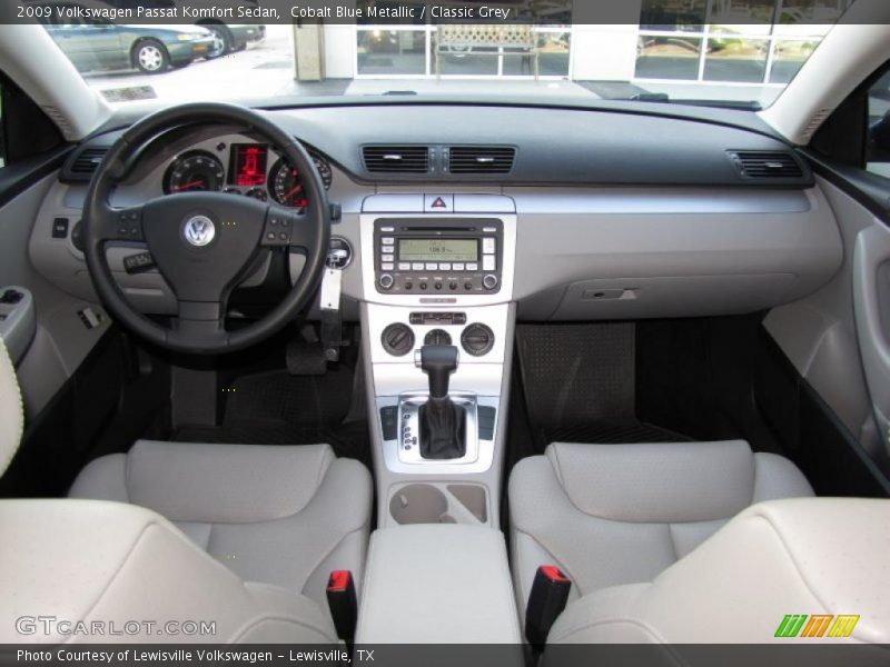 Cobalt Blue Metallic / Classic Grey 2009 Volkswagen Passat Komfort Sedan