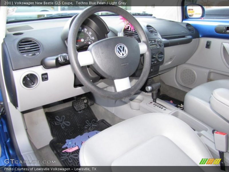 Techno Blue Pearl / Light Grey 2001 Volkswagen New Beetle GLS Coupe