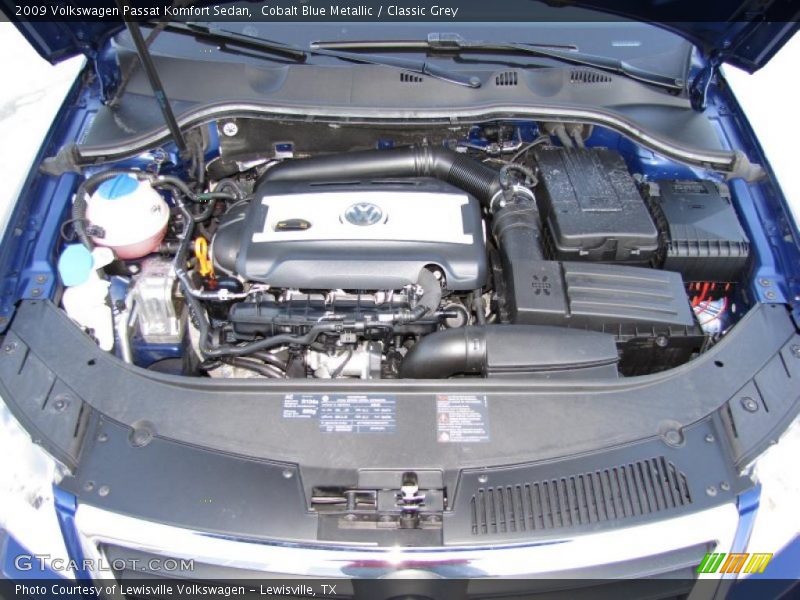 Cobalt Blue Metallic / Classic Grey 2009 Volkswagen Passat Komfort Sedan