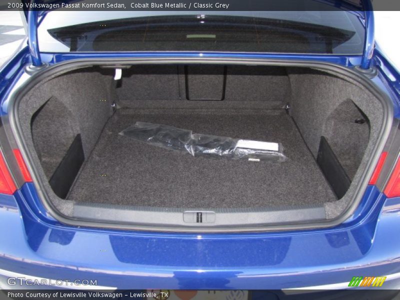 Cobalt Blue Metallic / Classic Grey 2009 Volkswagen Passat Komfort Sedan