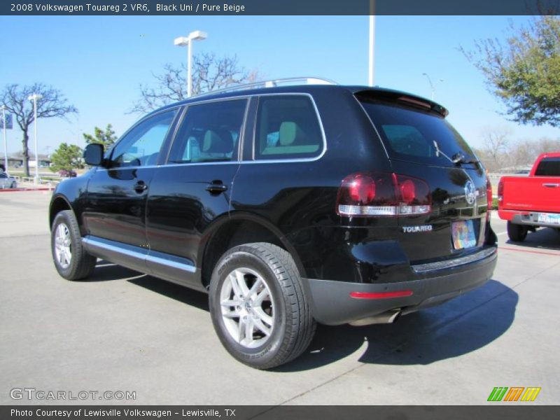 Black Uni / Pure Beige 2008 Volkswagen Touareg 2 VR6